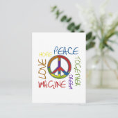 Retrovrede Briefkaart (Staand voorkant)