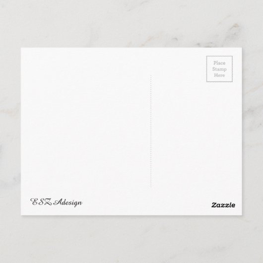 Retrovrouw rood zwart silhouet met Eiffeltoren Briefkaart (Achterkant)