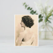  retrovrouwen Kunst Fotografie Jonge vrouw Briefkaart (Staand voorkant)