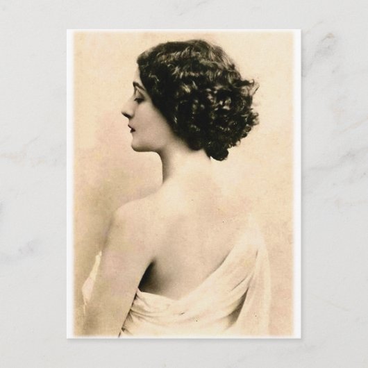  retrovrouwen Kunst Fotografie Jonge vrouw Briefkaart (Voorkant)