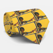 Retrovrouwen Stropdas (Opgerold)