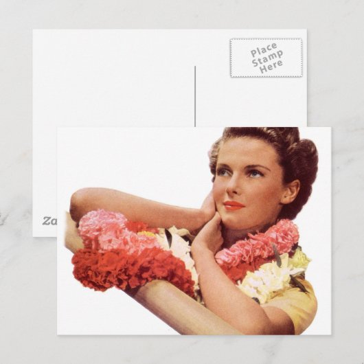 -retrovrouwen Vacature Briefkaart (Voorkant / Achterkant)