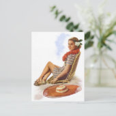 -retrovrouwen Vacature Briefkaart (Staand voorkant)