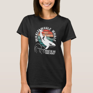 Retrowalvis wat hebben we hier voor haaien t-shirt
