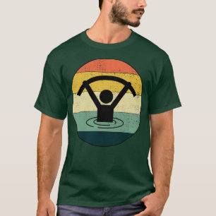 -retrowateraerobe geschiktheid voor het aquatisch  t-shirt