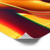 Retrowave 80s vrouw poster (Hoek)