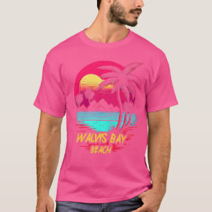 Retrowave Beach Walvis Bay Beach T-shirt
