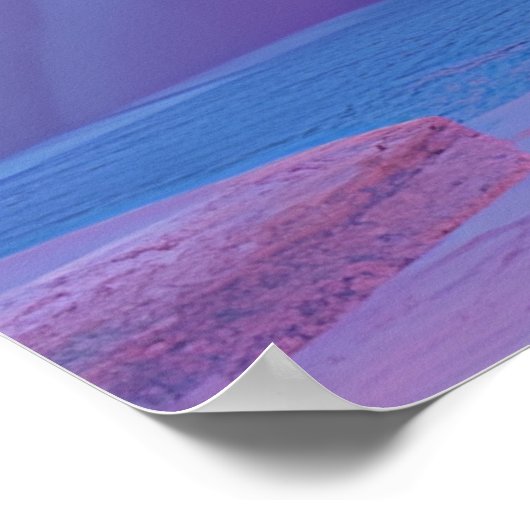 Retrowave Grieks God Poster - Neon Vaporwave Aesth (Hoek)