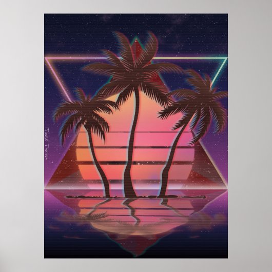 Retrowave Poster (Voorkant)