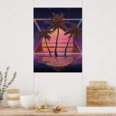Retrowave Poster (Keuken)