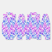 retrowave rimpel - verloop schemering op wit : bedankdoosjes (Ongevouwen)