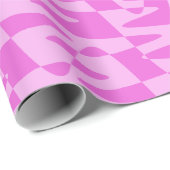 Retrowave Ripple - Duo Roze: Cadeaupapier (Rol Hoek)