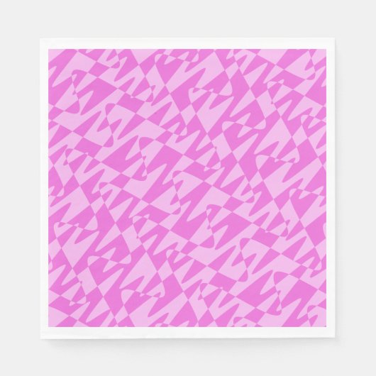 Retrowave Ripple - Duo Roze: Servet (Voorkant)