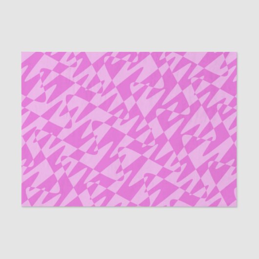 Retrowave Ripple - Duo Roze: Tissuepapier (Voorkant)