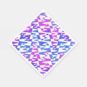 Retrowave Ripple - Gradient Twilight op wit: Servet (Hoek)