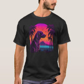 retrowave Synthwave 80s Vaporwave Weimaran T-shirt (Voorkant)