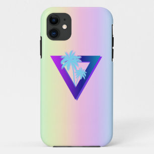 RETROWAVE SYNTHWAVE PALM BOMEN DRIEHOEKIGE PHONEHO Case-Mate iPhone CASE