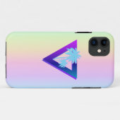 RETROWAVE SYNTHWAVE PALM BOMEN DRIEHOEKIGE PHONEHO Case-Mate iPhone CASE (Achterkant (horizontaal))