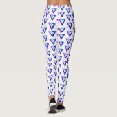 RETROWAVE SYNTHWAVE PALMBOMEN DRIEHOEKIGE LEGGINGE LEGGINGS (Achterkant)