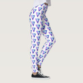 RETROWAVE SYNTHWAVE PALMBOMEN DRIEHOEKIGE LEGGINGE LEGGINGS (Rechts)