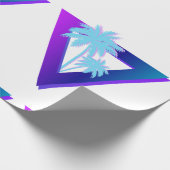 RETROWAVE SYNTHWAVE PALMBOOM WRAPPAIER CADEAUPAPIER (Hoek)