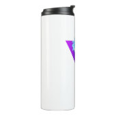 RETROWAVE SYNTHWAVE PALMBOOMDRIEHOEK TUMBLER THERMOSBEKER (Gedraaid links)