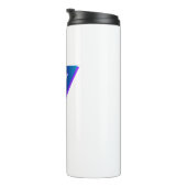 RETROWAVE SYNTHWAVE PALMBOOMDRIEHOEK TUMBLER THERMOSBEKER (Geroteerd rechts)
