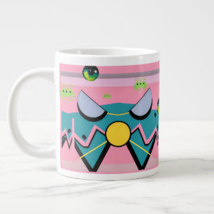 Retrowaves van de Faam - Ken Gage Kunst Grote Koffiekop