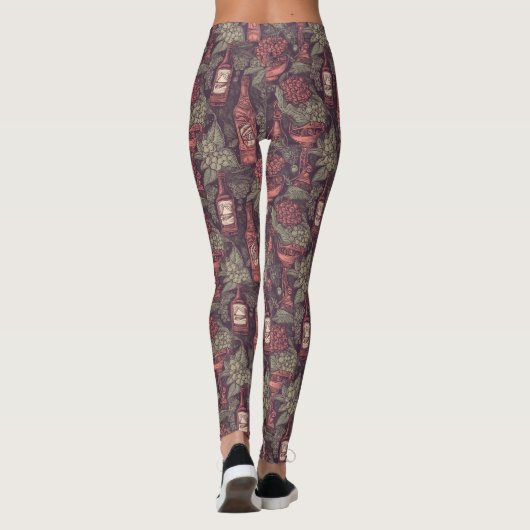 Retrowijn en Leggings druiven - Koel (Achterkant)