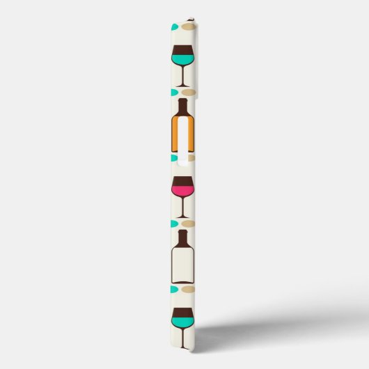 Retrowijnflessen en -glazen Case-Mate iPhone case (Achterkant / Rechts)