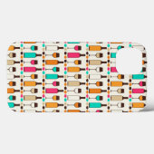 Retrowijnflessen en -glazen Case-Mate iPhone case (Achterkant (horizontaal))