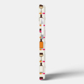 Retrowijnflessen en -glazen Case-Mate iPhone case (Achterkant / Links)