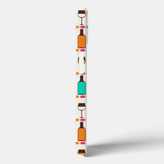 Retrowijnflessen en -glazen Case-Mate iPhone case (Achterkant / Rechts)