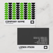 Retrowisselende aansluitingen visitekaartje (Voorkant / Achterkant)