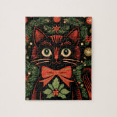 RetroXmasCat Legpuzzel (Verticaal)