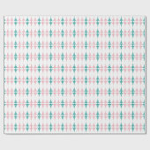 Retroze en watermarquis omlooppapier cadeaupapier (Vlak)