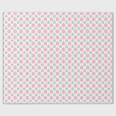 Retroze en zilveren ornamenten Verpakkingspapier Cadeaupapier (Vlak)