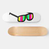 Retrozonnebril Longboard Persoonlijk Skateboard (Horizontaal)