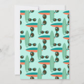 Retrozonnebrillen en Surfboards Kaart (Achterkant)