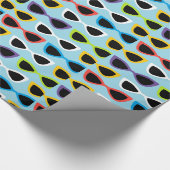 Retrozonnebrillen voor verpakkingspapier cadeaupapier (Hoek)