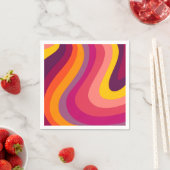 Retrozwammen - zonsondergang servet (Insitu)