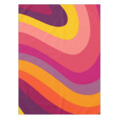 Retrozwammen - zonsondergang tafelkleed (Voorkant)