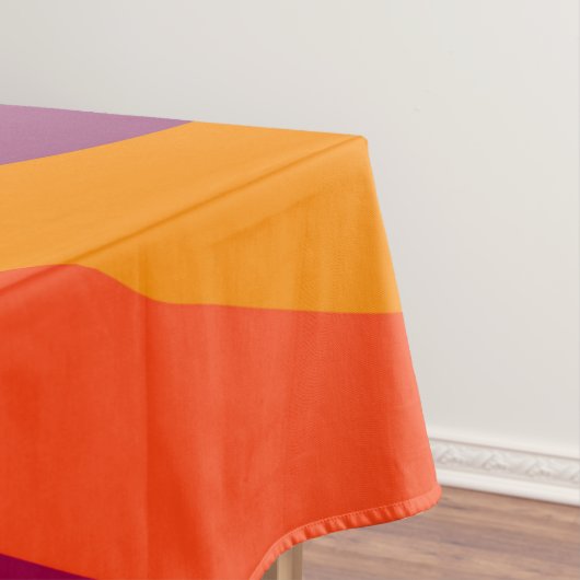 Retrozwammen - zonsondergang tafelkleed (Voorbeeld)