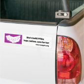 Rett Syndrome Angel Bumpersticker voor haar (Op Truck)