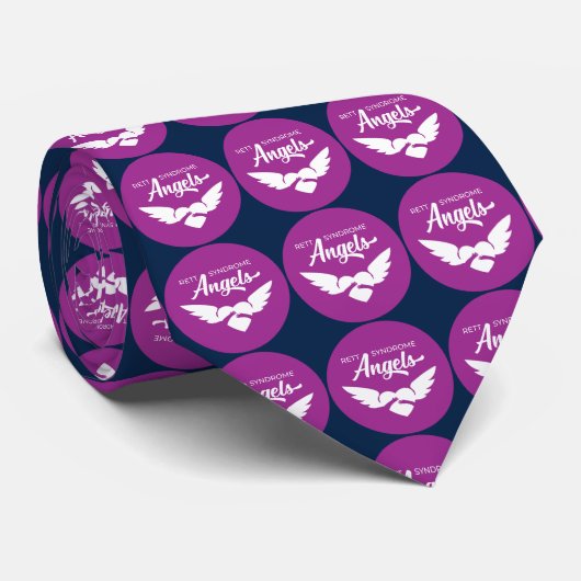 Rett Syndrome Angels Stropdas (Opgerold)