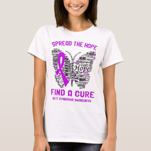 Rett Syndrome Awareness Ribbon Support Giften T-shirt
