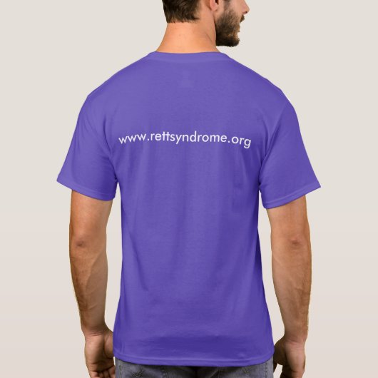 Rett syndrome awareness shirt (Achterkant)