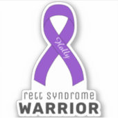 Rett Syndrome Vinyl Sticker (Voorkant)