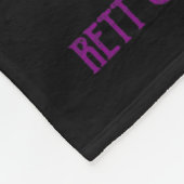 Rett Syndrome Warrior US Flag Down Syndroom Fleece Deken (Hoek)