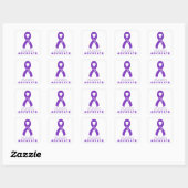 Rett syndroom Advocate White Square Sticker (Vel)